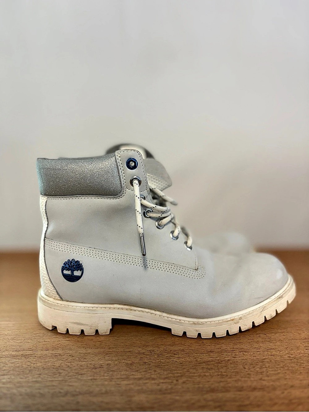 Timberland 6-Inch Premium Waterproof Boot Leather Boots US 10.5 W